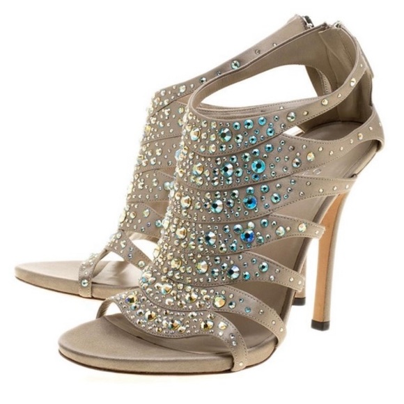 Gucci Swarovski Heels Size 39/9 - Picture 1 of 11